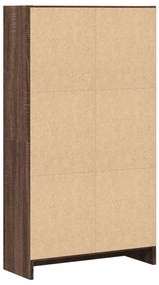 Estante 60x24x109 cm derivados de madeira carvalho castanho