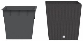 Vaso com interior removível 37 / 64 L vime PP castanho