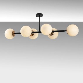 Candeeiro de Teto Fazli – Preto Antique Creme – 110 x 40 x 35 cm