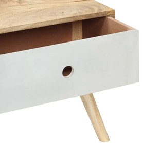 Mesa de centro 90x50x40 cm madeira de mangueira maciça