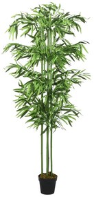 Árvore de bambu artificial 576 folhas 150 cm verde