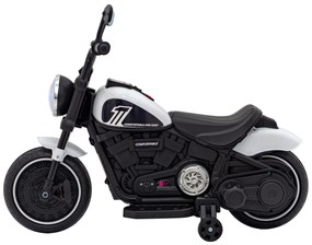 Mota elétrica para crianças 6V, Chopper FASTER, 2 a 5 anos Branca