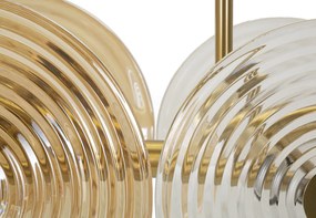 Candeeiro de Teto "Venice" Dourado – 116x27x79 cm