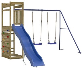 Conjunto de brincar para exterior madeira de pinho impregnada