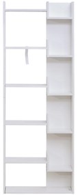 Prateleiras de 6 Níveis Irregular Moderno Anti-tombamento 60x21x162.5 Branco