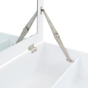 Toucador com espelho MDF 60x40x75 cm