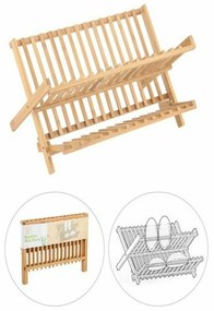 Escorredor de Cozinha Dobrável DKD Home Decor 42 x 27,5 x 38 cm Natural