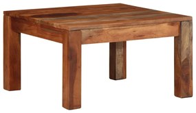 Mesa de centro 60x60x35 cm madeira maciça de acácia