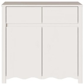 Buffet vidaXL "DRAMMEN" Branco 79x43x75,5 cm Madeira Sólida de Pinheir