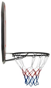 Tabela de basquetebol 109x71x3 cm polietileno preto