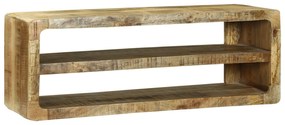 Armário de TV 100x32x36 cm Madeira Maciça de Mangueira