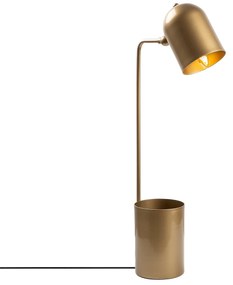 Candeeiro de Mesa Pot – Dourado – 12 x 27 x 64 cm