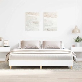 vidaXL Estrutura de cama sem colchão 180x200 cm branco