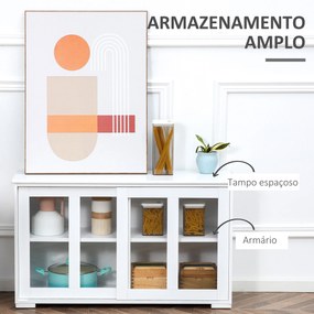Aparador de Cozinha Moderno Aparador Empilhável Móvel Auxiliar de Cozi
