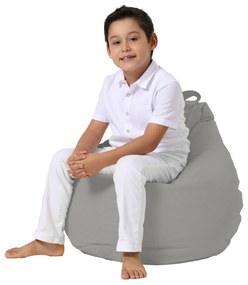 Puff de Jardim Premium Kids – Fumo – 60x60x25 cm | Tribo Home