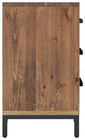 Mesas de cabeceira 2 pcs 40x30x55 cm madeira de pinho maciça