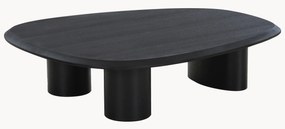 Mesa de centro oval em madeira Tirano
