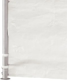 Gazebo com telhado 13,38x2,28x2,69 m polietileno branco