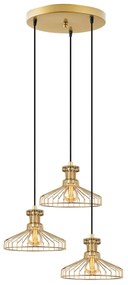 Chandelier Events – Dourado Brilhante – 47 x 47 x 115 cm