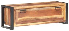 vidaXL Sapateira 120x35x40 cm madeira maciça