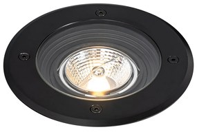 Refletor moderno para exterior preto AR70 ajustável IP65 - Delux Moderno