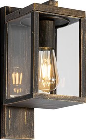 Candeeiro de parede exterior vintage ouro antigo IP44 - Charlois