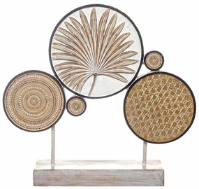 Peça Decorativa | Círculos | 42x10.5x40CM