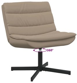 Cadeira Giratória Cappuccino Poliéster, base de metal Padrão