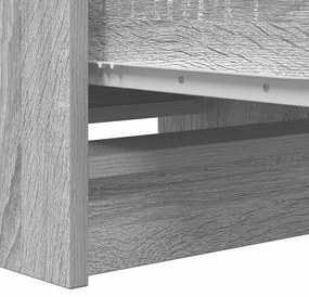 Aparador 37,5x35x99 cm derivados de madeira cinzento sonoma