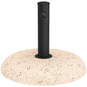Base de Parasol para Postes de 37/42/52/58mm em Concreto Amarelo, 20kg