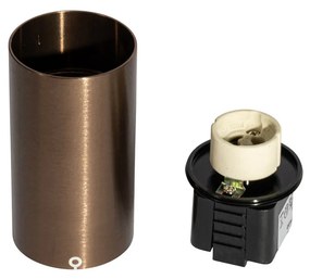 Projetores modernos em bronze escuro para sistema de trilho monofásico GU10 35mm - Iconic Ruby Honey Moderno
