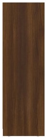 Armário WC 30x30x95 cm derivados de madeira carvalho castanho