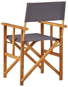 Cadeira de realizador madeira de acácia sólida