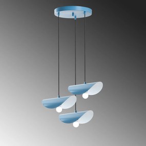 Candeeiro de Teto Eger – Azul Claro – Ø50 cm