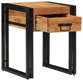 Mesa de Apoio vidaXL 40x40x50 cm em Madeira de Acácia