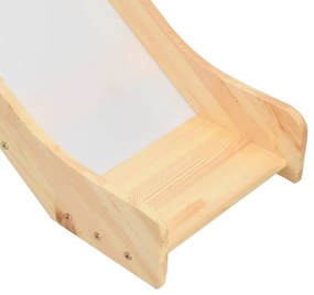 Estrutura cama infantil c/ escorrega e escada pinho 208x230cm