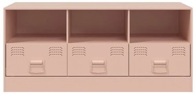 Móvel de TV 99x39x44 aço rosa