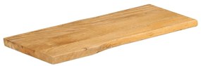 Tampo de mesa c/ borda viva 100x40x3,8 cm mangueira maciça