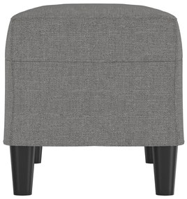 Banco 70x35x41 cm tecido cinzento-escuro