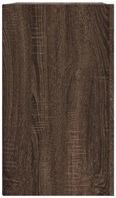 Armário parede 75x35x60 cm derivados madeira carvalho castanho