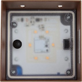 Candeeiro de Parede Exterior Castanho Ferrugem Incl. LED IP65 Solar - Charlene