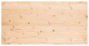Tampo de mesa retangular 110x55x2,5 cm pinho maciço
