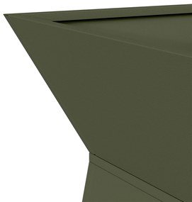 Conjunto de Suporte para Plantas Verde Azeitona Metal