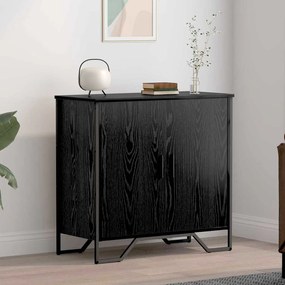 vidaXL Buffet Carvalho Preto 78 x 35 x 74.5 cm
