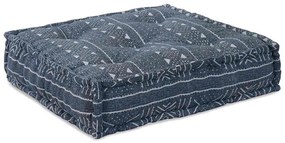 Puff Modular vidaXL Indigo 70x70x54 em Tecido