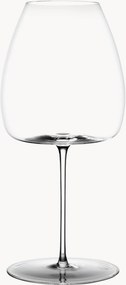 Copos de vinho tinto de cristal Green Wave, conjunto de 2
