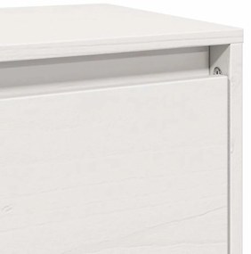 Armários de parede 2 pcs 100x30x35 cm pinho maciço branco