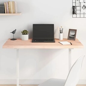 vidaXL Tampo de mesa 100x50x(2-4) cm carvalho maciço não tratado