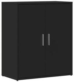 Aparadores 2 pcs 60x31x70 cm derivados de madeira preto
