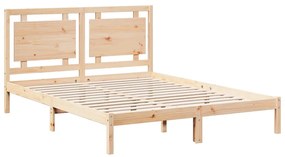 Cama extra longa sem colchão 160x210 cm madeira maciça